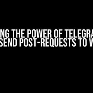 Unlocking the Power of Telegram Bots: How to Send Post-Requests to Websites